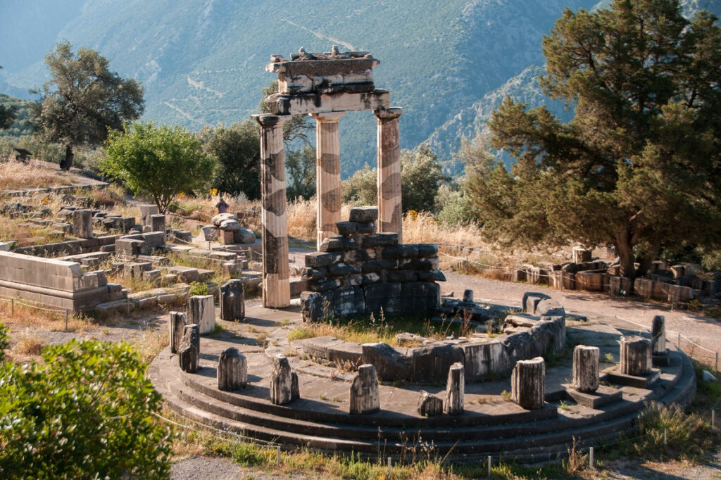 Site archéologiques à Delphes